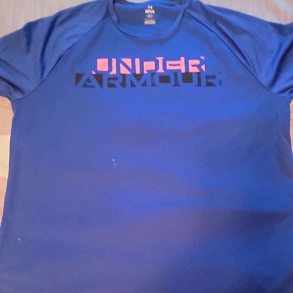 Under Armour Royal Blue Tee with Bold Logo